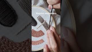 Soft Geometry Minimalist Embroidery Pattern #embroidery #handmade #stitch #craft #art #tutorial #diy screenshot 2