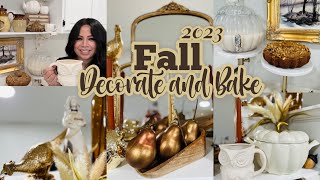 2023 Fall Decorate and bake with me | Early Fall Clean and Decorate with me | Cozy Fall Decor 2023