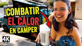 Cómo COMBATIR EL CALOR en FURGONETA CAMPER sin aire acondicionado [Y los mosquitos] T11-E23