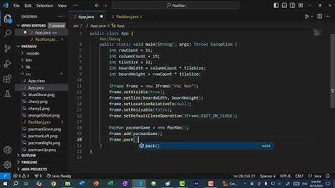 Code Pacman in Java