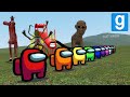 AMONG US VS TREVOR HENDERSON CREATURES! - Garry's mod Sandbox