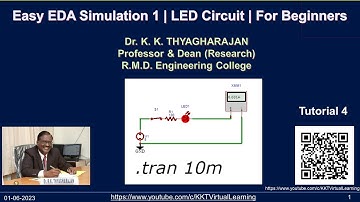 Easy EDA Simulation 1 | LED Circuit | For Beginners