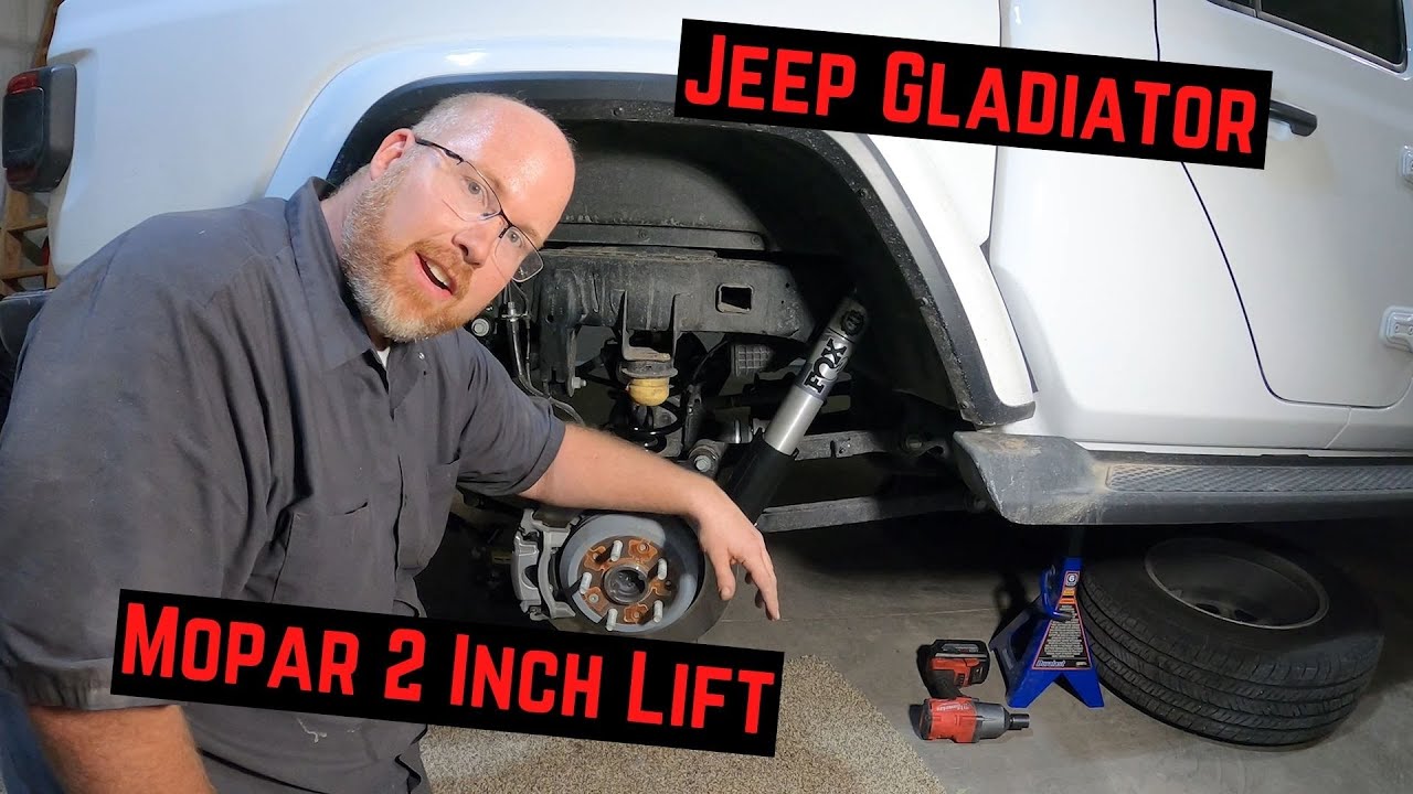 Jeep Gladiator Mopar Lift Install // 2 Inch Lift Isn't Really A 2 Inch