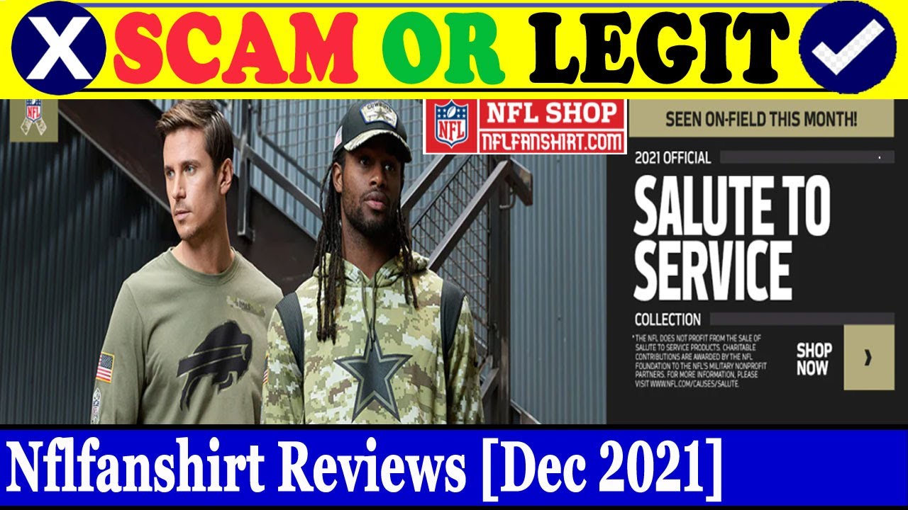 Nflfanshirt Reviews (Dec 2021) - Does This Seem Like A Scam Website