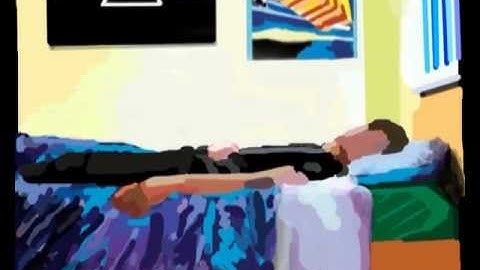 Rotoscoping experiments man on bed