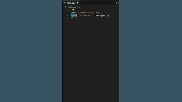 How to Make Any Text Uppercase in Python #ytshorts