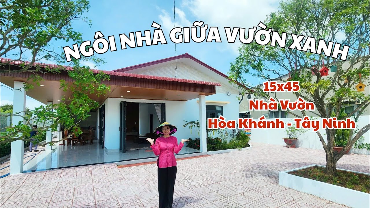 Căn Nhà Vườn này quá đẹp, mà Giá  lại rẻ bất ngờ! Nhà vườn Long An (Tây Ninh)