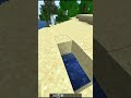 MINECRAFT QUICK SAND TRICK 💀 #shorts
