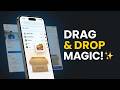 #Figma Prototype Drop item in Box, App delivery prototype #animation