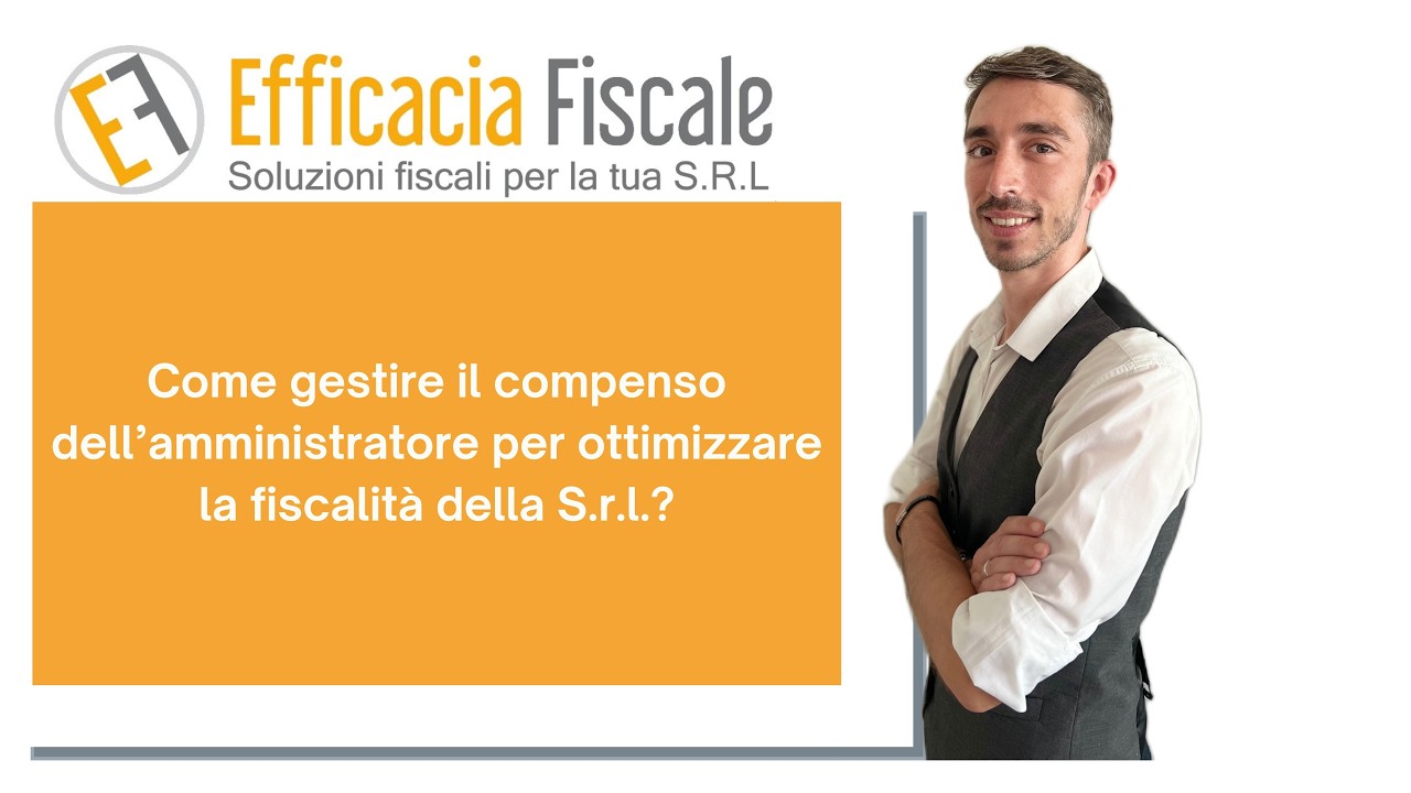 𝐂𝐨𝐦𝐞 𝐠𝐞𝐬𝐭𝐢𝐫𝐞 𝐢𝐥 𝐜𝐨𝐦𝐩𝐞𝐧𝐬𝐨 𝐝𝐞𝐥𝐥’𝐚𝐦𝐦𝐢𝐧𝐢𝐬𝐭𝐫𝐚𝐭𝐨𝐫𝐞 𝐩𝐞𝐫 𝐨𝐭𝐭𝐢𝐦𝐢𝐳𝐳𝐚𝐫𝐞 𝐥𝐚 𝐟𝐢𝐬𝐜𝐚𝐥𝐢𝐭𝐚̀ 𝐝𝐞𝐥𝐥𝐚 𝐒.𝐫.𝐥.?