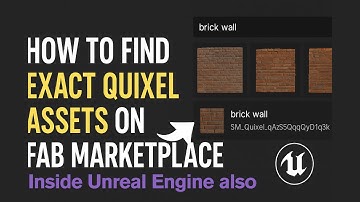 How to Find Exact Quixel Assets on Fab Marketplace | Unreal Engine Fab Search Tip