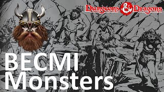 Monster Statistics in BECMI Dungeons and Dragons