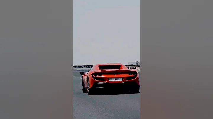 Rolling with Ferrari f8 tributo. #ferrari #f8tributo #supercars  #dubai #4k #viralvideo #shorts #yt