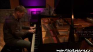 Video thumbnail of "Bruce Hornsby "That's Just The Way It Is" - Piano Cover by Nate Bosch"
