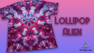 How To Ice Dye A Lollipop Alien (Hemostat Mandala)