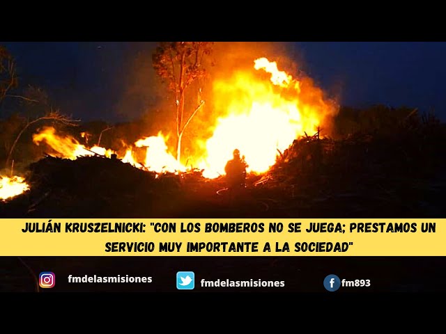 El Soberbio: bombero que había sido despedido del trabajo por ir a sofocar incendios ya tiene empleo