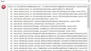 Fix OptiFine java.io.FileNotFoundException Install Error