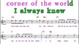 In my little corner of the world / Anita Bryant F(남성)키 #MR #노래방 #반주 #karaoke #カラオケ