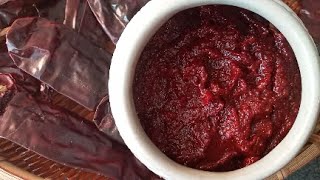 Cómo preparar chile en polvo y pasta de chile | Gochugaru(고춧가루) | Gochujang(고추장) | Chile guajillo