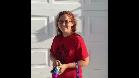 Vibes  slowmo glasses girl gets sprayed by silly string