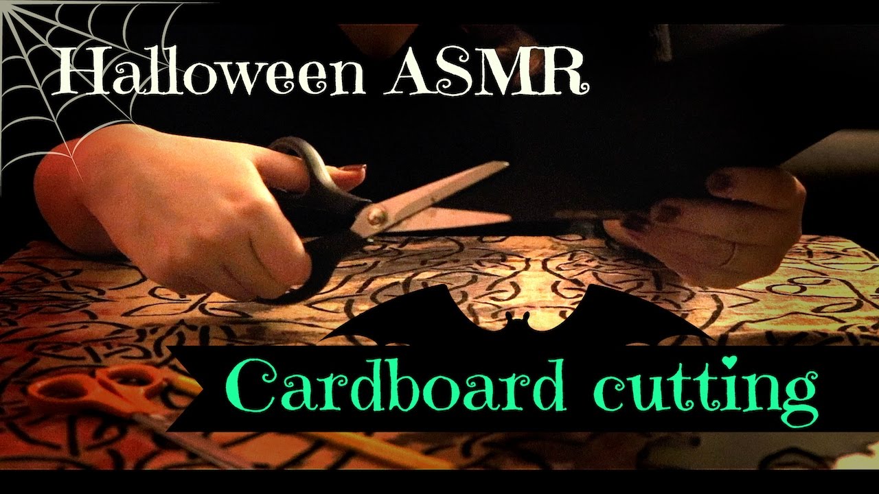 ASMR Cardboard cutting Halloween Special - No talking | ASMR Relaxation ♥