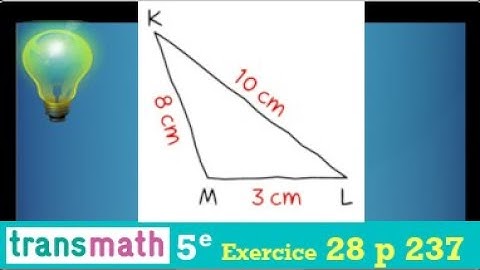 construire un triangle connaissant les longueurs des 3 côtés • avec règle et compas • cinquième