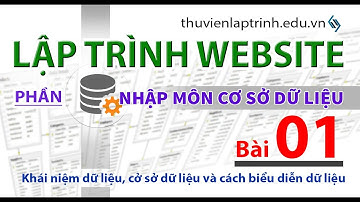 Học lập trình Web A-Z - Nhập môn CSDL - Bài 01 - Cơ sở dữ liệu là gì?