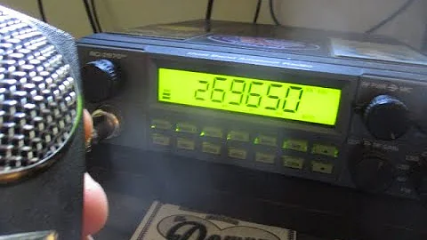 CB radio AM skip Ohio station is waving and Blowing smoke