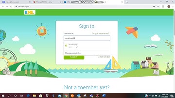 Setting up your IXL account.