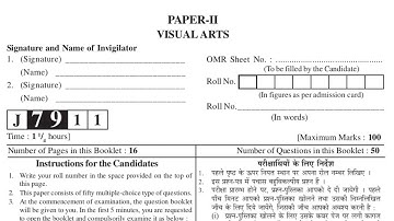 7 may 2022/ugc net visual art solved question paper june 2011(paper 2nd) /tgt pgt kvs nvs lt dsssb