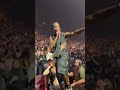 Travis Scott performing Goosebumps in Vancouver