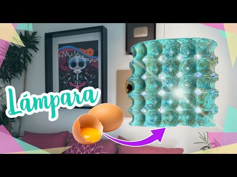 ? Con el Cartón del huevo vamos hacer una Lampara? ♻️ Reciclando Chuladas Creativas