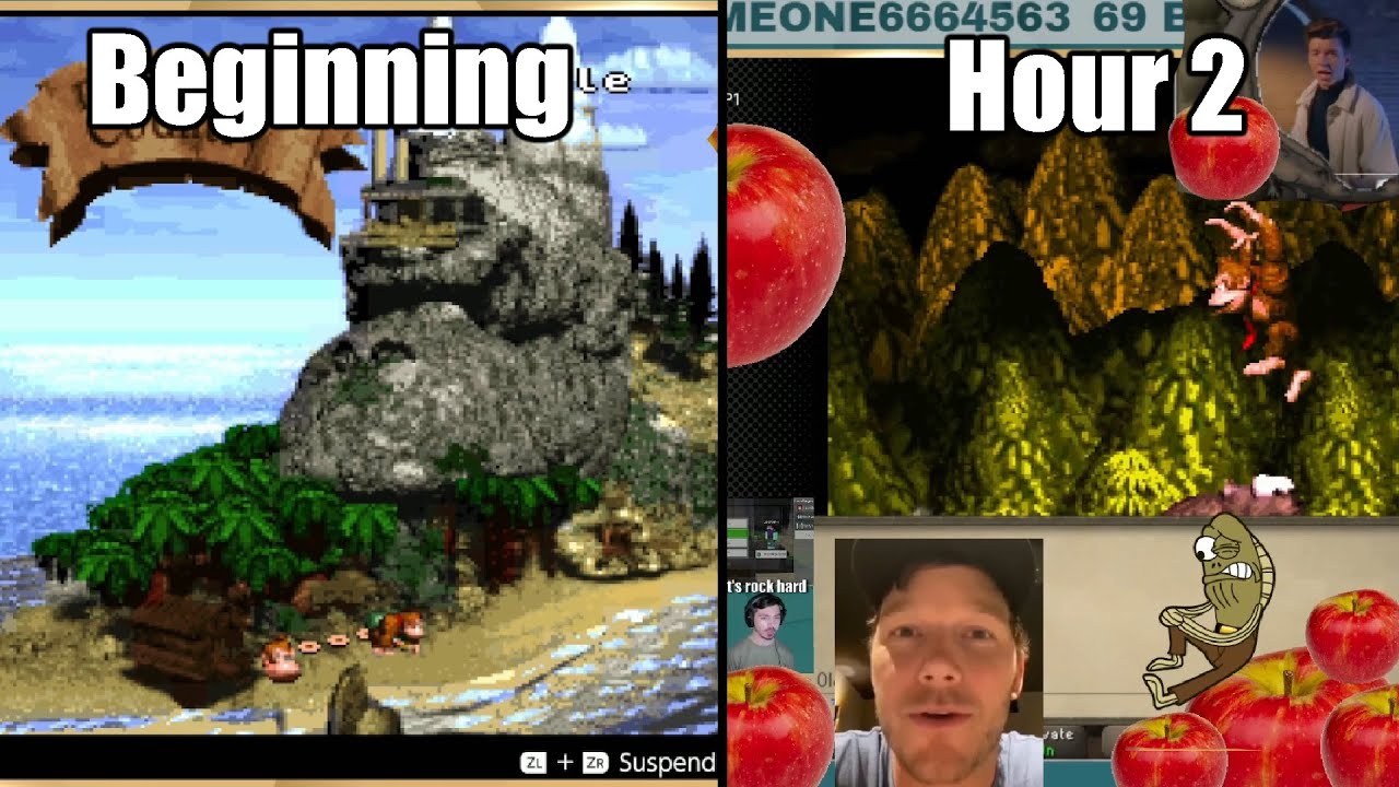 Donkey Kong Country But Every Death Adds Something Worse