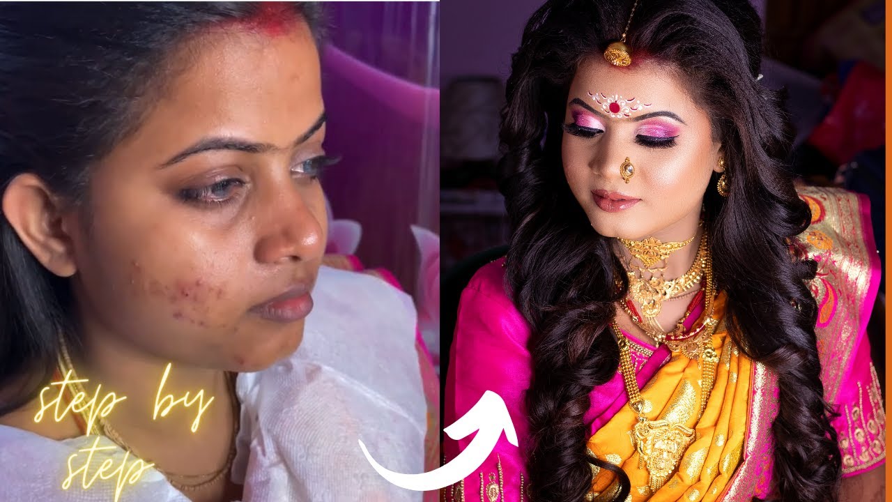 step by step bridal makeup tutorial for beginners || MAKEUP ARTIST ...