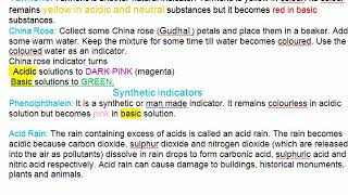 TCS VII Sc Ch 5 Indicators Lect 2