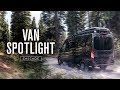 Van Spotlight: Cascade | Outside Van Ford Transit Van Conversion - Quigley 4x4 Conversion