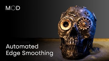 Edge Smoothing a 3D mesh is easy with automation from MOD Tech Labs