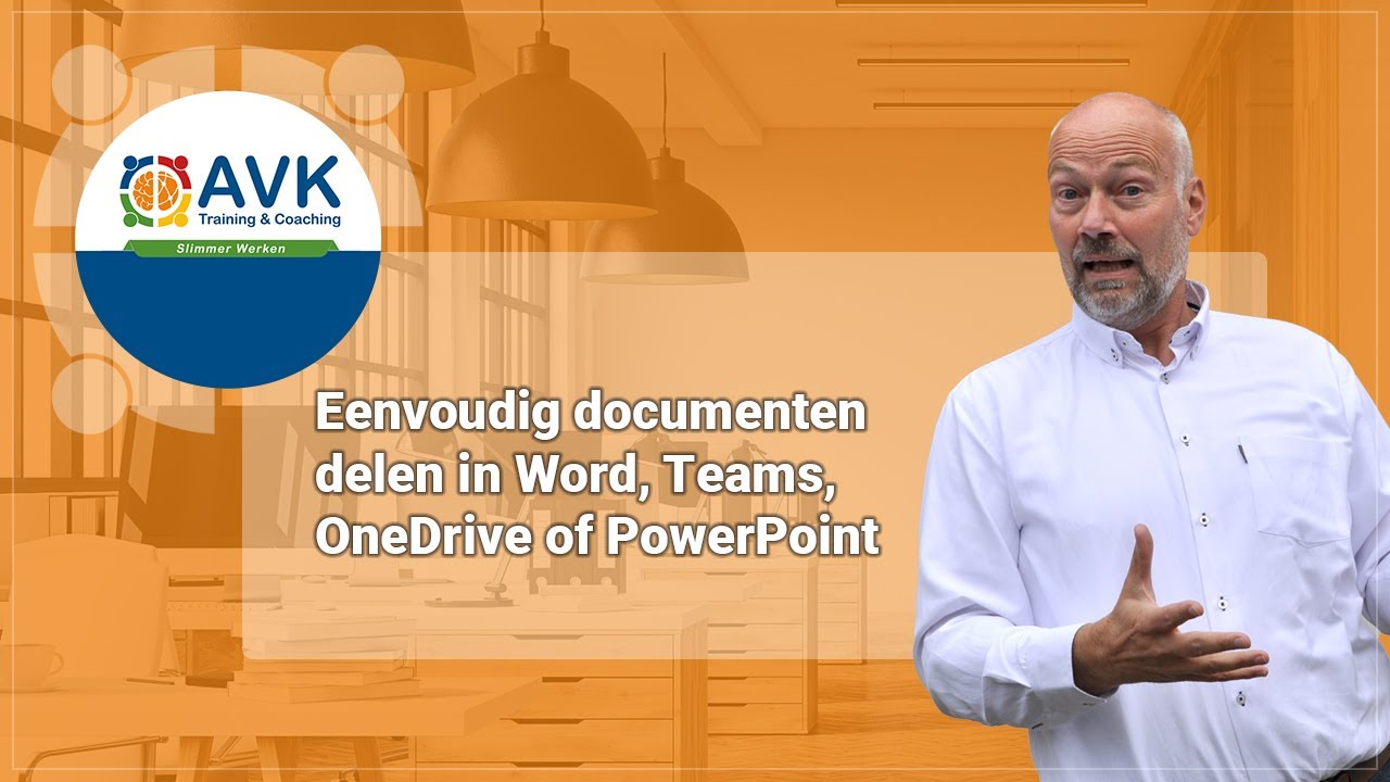 Eenvoudig documenten delen in Word, Teams en Onedrive of PowerPoint