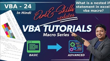 VBA - 24: What is a nested if statement in excel vba macro? | VBA Series | Learn Excel #excelvba