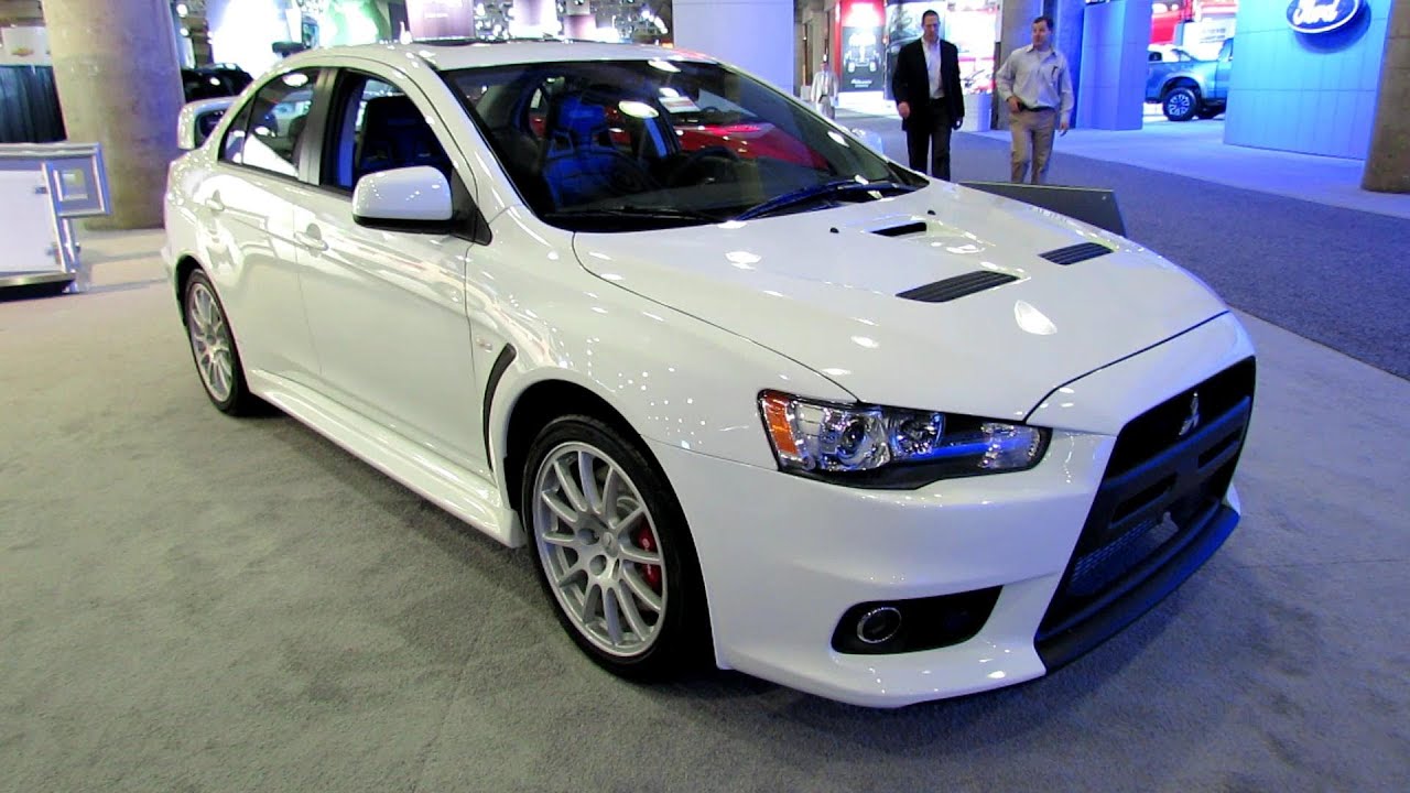 2012 Mitsubishi Lancer Evolution Exterior And Interior At 2012 New York Auto Show