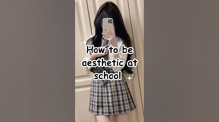 How to be aesthetic at school 🤍