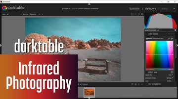 Darktable for editing Infrared photos SEE UPDATE IN DESCRIPTION