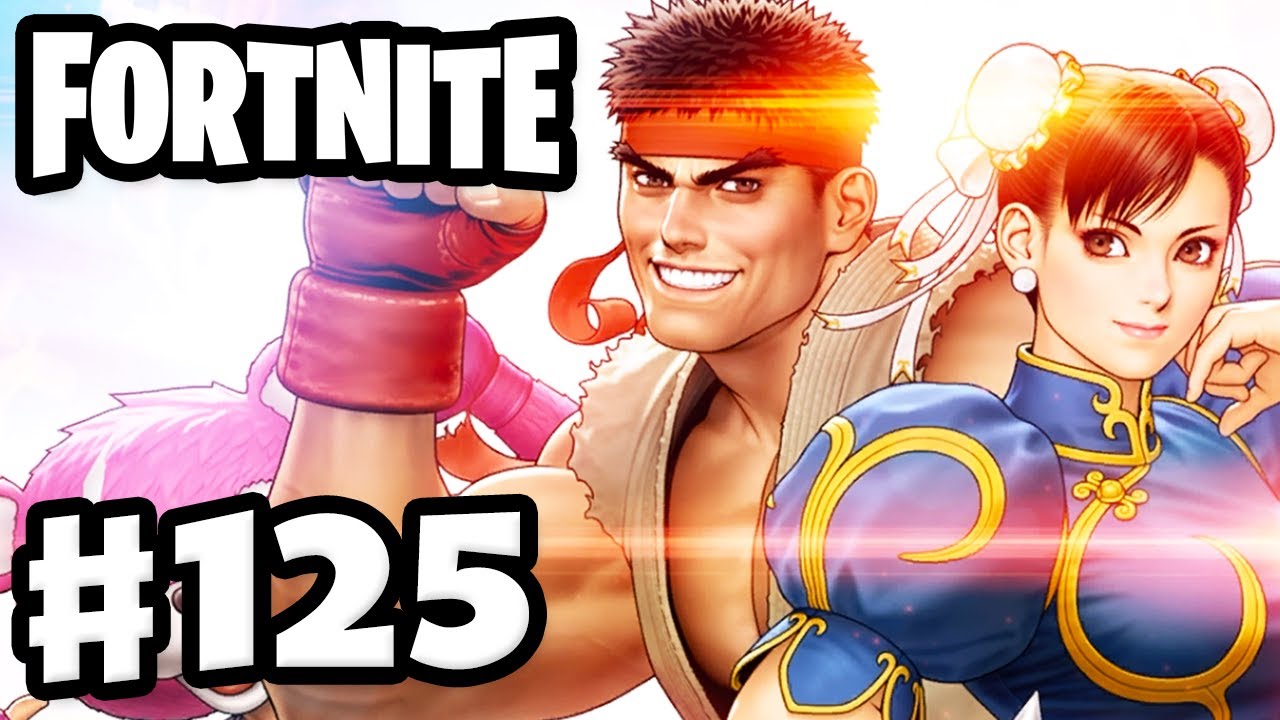 Round One: Street Fighter's Ryu and Chun-Li Square Off in Fortnite