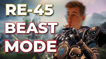 Is the RE-45 Better Than the R99 for Quick Eliminations and Pushing?! - Apex Legends Full Gameplay