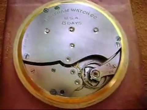 1928 Waltham 8 Day Travel Clock