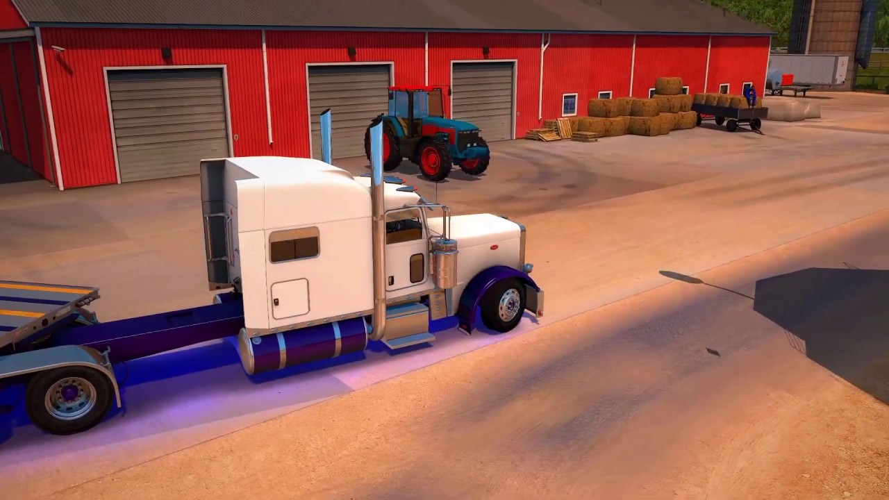 ALMOST rear ended a van!|Jon-Ruda389|ATS#24|american truck simulator ...