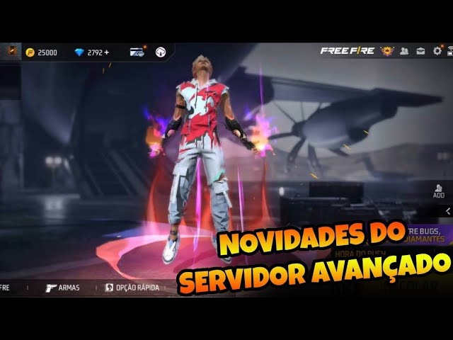 Novidades do servidor avançado Free Fire! #apolodavi #freefire