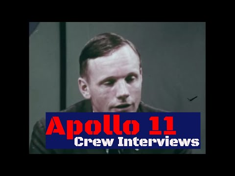 PRE-LAUNCH APOLLO 11 LUNAR MISSION CREW INTERVIEW  NEIL ARMSTRONG   BUZZ ALDRIN  73512