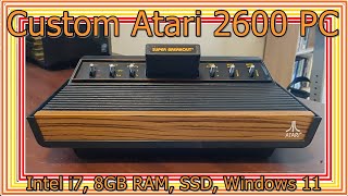Custom Atari 2600 PC Build - I put an i7 in vintage Atari 2600 Chassis!