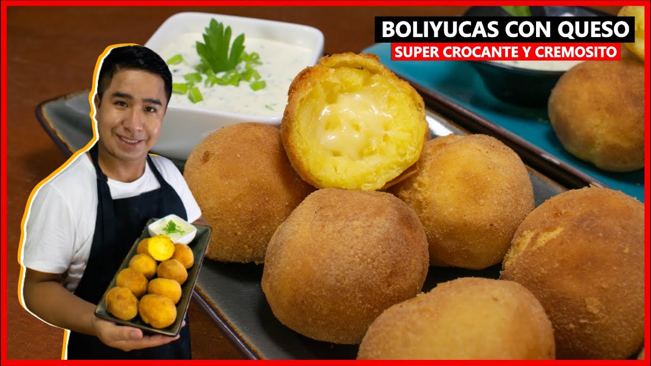 Como preparar BOLITAS DE YUCA CON QUESO ¡Fácil y rápido! | Sonqu